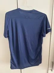 Vorschaubild 2 von Herren Sport Shirt Running Aeroready Gr. M Blau Laufshirt