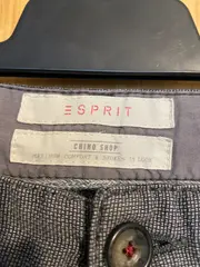 Vorschaubild 5 von Herren Chino Stoffhose Grau W34/L34 Baumwolle Casual
