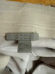 Vorschaubild 2 von Damen Hosenrock Culottes Beige Gr. M Viskose Minimalistisch