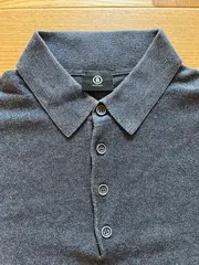 Vorschaubild 5 von Poloshirt Herren Grau Gr. 50 L Baumwolle Casual Kurzarm Shirt Logo