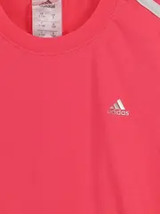 Vorschaubild 5 von Kinder Sport Shirt Climacool Kurzarm 3 Streifen Pink Gr. 140