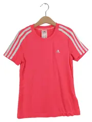 Vorschaubild 1 von Kinder Sport Shirt Climacool Kurzarm 3 Streifen Pink Gr. 140