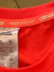 Vorschaubild 2 von Kinder Sport Shirt Climacool Kurzarm 3 Streifen Pink Gr. 140