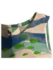 Vorschaubild 2 von Sommerkleid Mädchen Gr. 150/152 Fische Meer