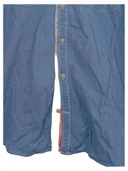 Vorschaubild 3 von Herren Freizeithemd Kurzarm Baumwolle Blau Gr. 50/L