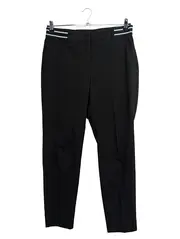 Vorschaubild 1 von Anzughose Damen Business Gestreift Schwarz Gr. 42 XL W33