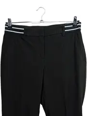 Vorschaubild 2 von Anzughose Damen Business Gestreift Schwarz Gr. 42 XL W33