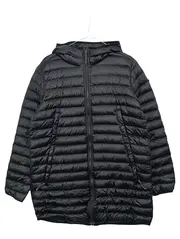 Vorschaubild 1 von Damen Steppjacke Daunenmantel Gr. L Schwarz Kapuze Leicht