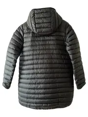 Vorschaubild 2 von Damen Steppjacke Daunenmantel Gr. L Schwarz Kapuze Leicht