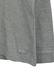 Vorschaubild 3 von Herren Langarmshirt Gr. L Grau Meliert Fitted Baumwolle