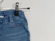 Vorschaubild 2 von Jeans Mädchen Gr. 98 Regular Fit Blau Herz-Stickerei