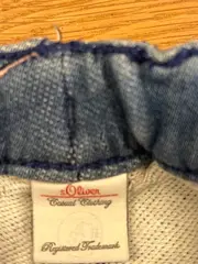 Vorschaubild 4 von Jeans Mädchen Gr. 98 Regular Fit Blau Herz-Stickerei