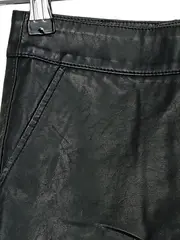 Vorschaubild 3 von Damen Kunstlederrock Rock Minirock Lederoptik Schwarz Gr. 34;XS Modern