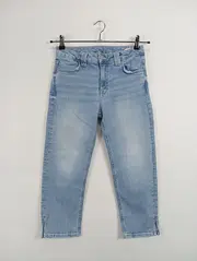 Vorschaubild 2 von Jeans Damen Regular Fit Cropped 7/8 Blau W28 L22 Baumwolle