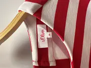 Vorschaubild 3 von Damen T-Shirt Rot Gestreift Maritim Baumwolle Gr. 38 M