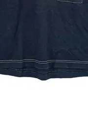 Vorschaubild 5 von Langarmshirt Damen Gr. 36 S Blau Baumwolle Casual Kontrastnähte Tasche