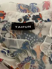Vorschaubild 3 von Taifun Damen Bluse Gr. 40 L Blumenmuster Rüschen Chiffon Floral