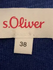 Vorschaubild 3 von Damen Strickjacke Lang Cardigan Blau Gr. 38 M Baumwolle