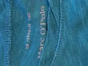 Vorschaubild 7 von Langarmshirt Damen Gr. 36/S Petrol Baumwolle Basic Longsleeve