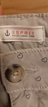 Vorschaubild 4 von Damen Shorts Chino Gr. 38 Beige Herzen Baumwolle Sommer