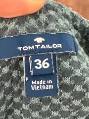 Vorschaubild 7 von Etuikleid Damen Kleid Gr. 36 S Petrol Struktur Business 3/4 Arm