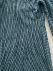 Vorschaubild 3 von Etuikleid Damen Kleid Gr. 36 S Petrol Struktur Business 3/4 Arm