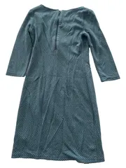 Vorschaubild 2 von Etuikleid Damen Kleid Gr. 36 S Petrol Struktur Business 3/4 Arm