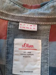 Vorschaubild 5 von Herren Freizeithemd Kariert Kurzarm Gr. XL Rot Blau Baumwolle