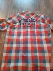 Vorschaubild 4 von Herren Freizeithemd Kariert Kurzarm Gr. XL Rot Blau Baumwolle