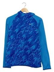 Vorschaubild 1 von Kinder Hoodie Kapuzenpullover Blau Camouflage Gr. 158/XL Sport