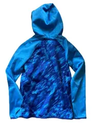 Vorschaubild 5 von Kinder Hoodie Kapuzenpullover Blau Camouflage Gr. 158/XL Sport