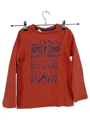 Vorschaubild 1 von Langarmshirt Jungen Gr. 116/122 Orange Rock Gitarre Print