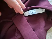 Vorschaubild 2 von Damen T-Shirt Gr. M Bordeaux Rot Viskose Basic