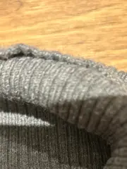 Vorschaubild 3 von Damen Rollkragen Pullover Strickpullover Basic Grau Gr. 34 XS Langarm