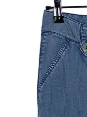 Vorschaubild 3 von Damen Jeans Straight Leg Gr. 38 Blau Baumwolle Klassisch