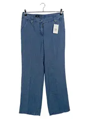 Vorschaubild 1 von Damen Jeans Straight Leg Gr. 38 Blau Baumwolle Klassisch