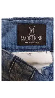 Vorschaubild 6 von Damen Jeans Straight Leg Gr. 38 Blau Baumwolle Klassisch