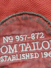 Vorschaubild 6 von Herren Poloshirt Rot Gr. XL Baumwolle Casual Kurzarm