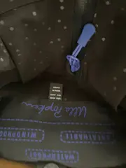 Vorschaubild 4 von Damen Trainingsjacke Gr. 54/56 Schwarz Punkte Kapuze Outdoor