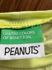 Vorschaubild 5 von Benetton Kinder T-Shirt Baumwolle Logo Print Gelb Gr. 128