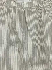 Vorschaubild 5 von Damen Bluse Gr. 36 Beige Gestreift Baumwolle Langarm Casual