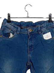 Vorschaubild 2 von Kinder Jeans Regular Fit Gr. 146 Blau Baumwolle Jungen Mädchen Hose