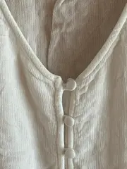 Vorschaubild 4 von Damen Bluse S weiß Stickerei Trompetenärmel Boho