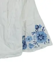 Vorschaubild 3 von Damen Bluse S weiß Stickerei Trompetenärmel Boho