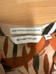 Vorschaubild 4 von Damen Top Gr. 36/S Blättermuster Viskose Mehrfarbig