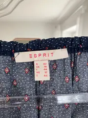 Vorschaubild 5 von Damen Bluse Langarm Off-Shoulder Gr. 42 Blau Viskose Boho