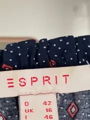 Vorschaubild 6 von Damen Bluse Langarm Off-Shoulder Gr. 42 Blau Viskose Boho