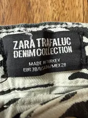 Vorschaubild 2 von Trafaluc Damen Jeans Tapered Fit Animal Print Mehrfarbig Gr. 36 S