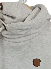 Vorschaubild 2 von Damen Hoodie Kapuzenpullover Beige Meliert Gr. XS