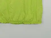 Vorschaubild 4 von Damen Bluse Grün Baumwolle Kurzarm Gr. 46 Freizeit Uni